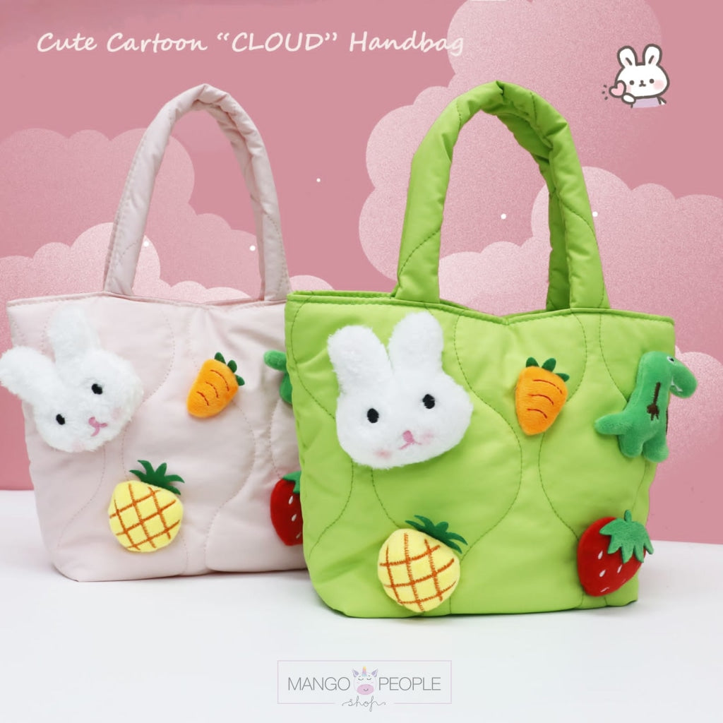 Quilted Tote - Bunny - Purse Pets → Luksusbaby.com