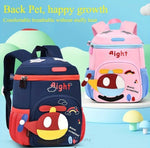 Load image into Gallery viewer, My Friend Heli Airplane Patch Cute Backpack For Kindergarten
