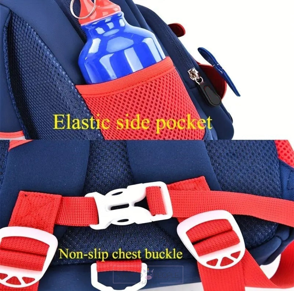 My Friend Heli Airplane Patch Cute Backpack For Kindergarten