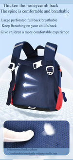 Load image into Gallery viewer, My Friend Heli Airplane Patch Cute Backpack For Kindergarten