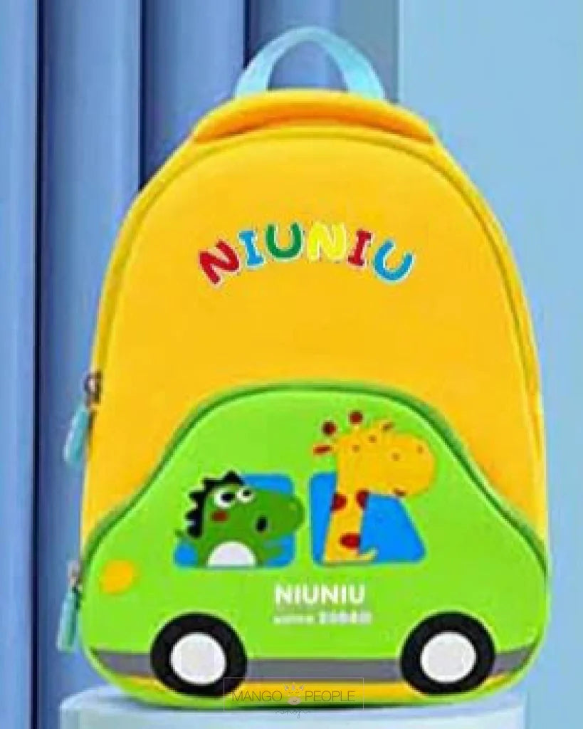 My Car Cute And Funny Backpack For Playgroup/Kindergarten Kids Cartoon