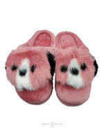 Load image into Gallery viewer, Bear Face Plush Slippers Plush Slippers Mango People Local 
