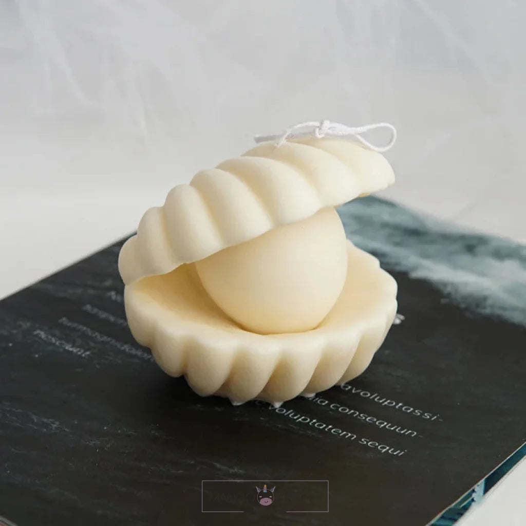 Pearl Shell Shaped Silicone Candle Candles