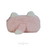 Load image into Gallery viewer, Pencil case- Soft Fur Animal Zipper Pencil Pouch Peppy Basket Bunny 
