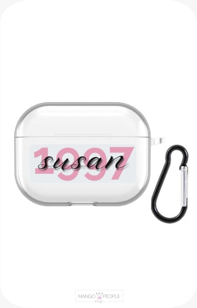 Adorable Susan1997 Name And Year Airpods Case Pro Airpods