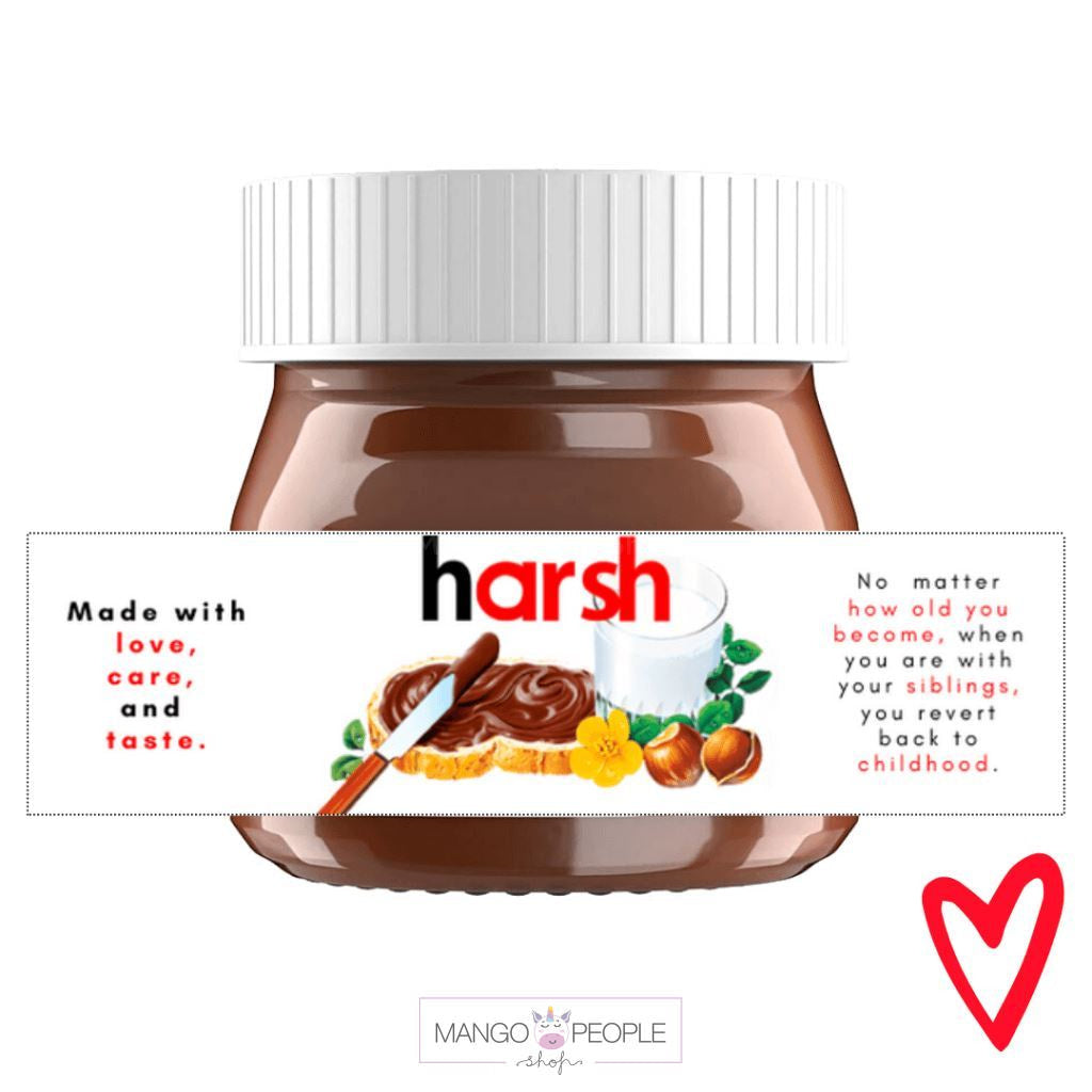 Personalised Nutella Jar - NO COD AVAILABLE Chocolate Mango People Local 20g 