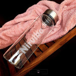 Load image into Gallery viewer, Personalized Borosilicate Glass Bottle (Elementary Collection) 750ml HOME PEBBELLIFEWARE 