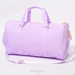 Load image into Gallery viewer, Personalized Lilac Duffle Bag
