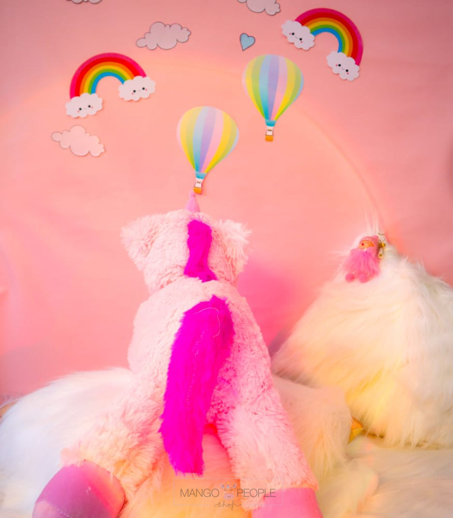 Pink Unicorn Soft Toy