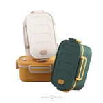 Load image into Gallery viewer, Plastic Grid Two - Layer Rectangular Lunch Box - 1000Ml