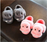 Load image into Gallery viewer, Plush Bunny Slip-Ons - Grey Plush Slippers Mango People Kids 
