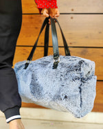 Load image into Gallery viewer, Plush Grey Duffle Bag Duffle Bag Mango People Local 
