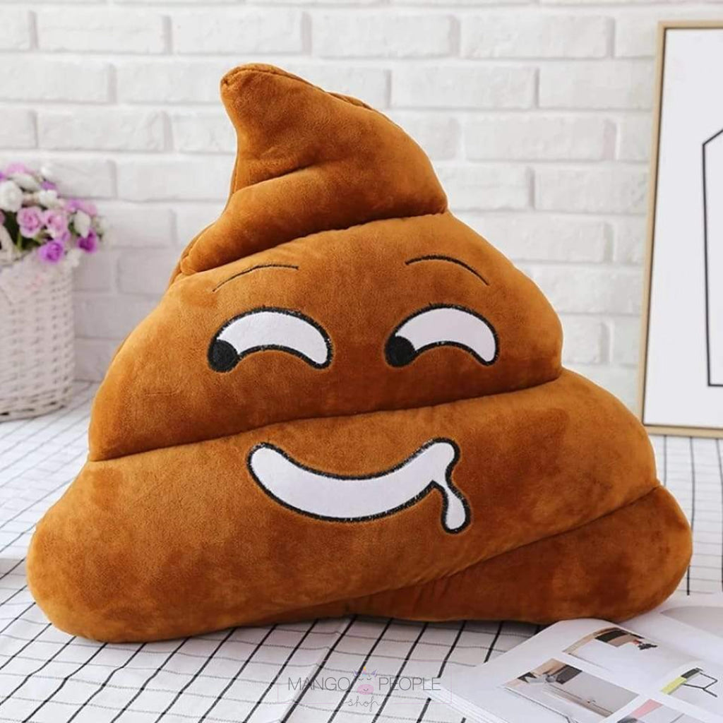 Poop Emoji Plush Pillow Pillows Mango People Factory 