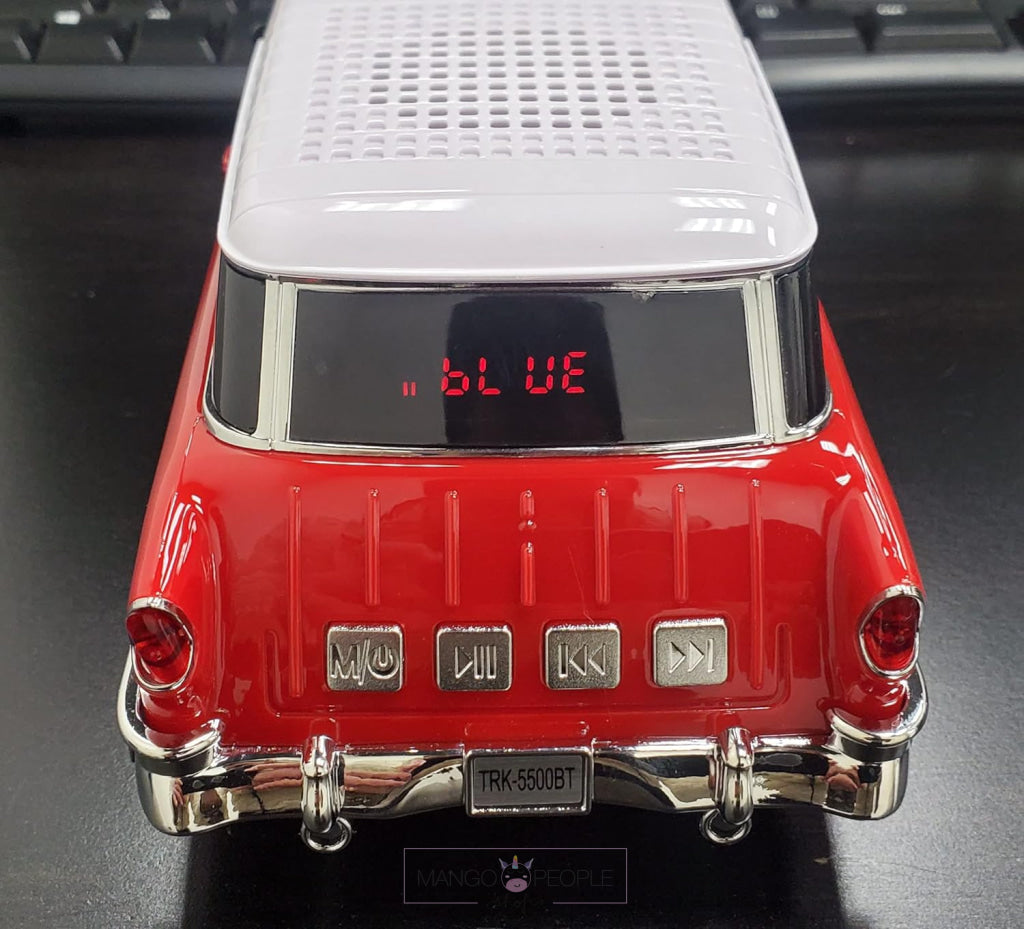 Portable Bel Air Retro Ride Bluetooth Car Speaker & Fm Radio