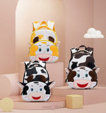 Load image into Gallery viewer, Premium Quality Cute 3D My Cutesy Cow Design Backpack For Kindergarten Kids Animal Kids
