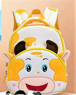 Load image into Gallery viewer, Premium Quality Cute 3D Cow Design Backpack For Kindergarten Kids Animal Kids