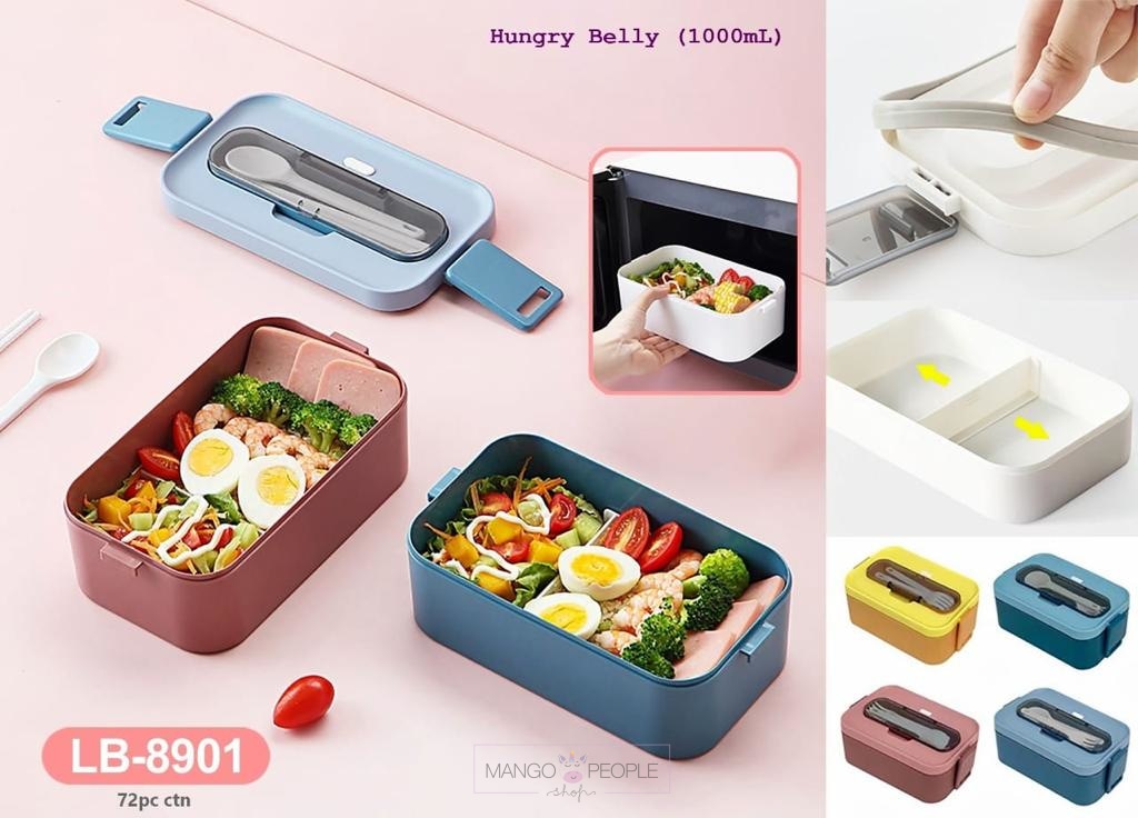 Premium Quality 2- Layer Lunch Box - 1600Ml Bento