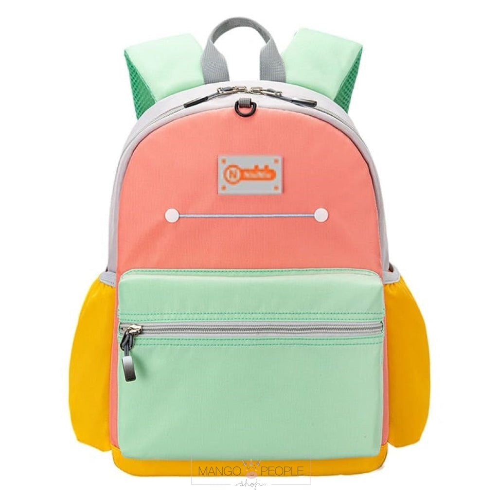 Premium Quality Tri Color Backpack For School Students Kids