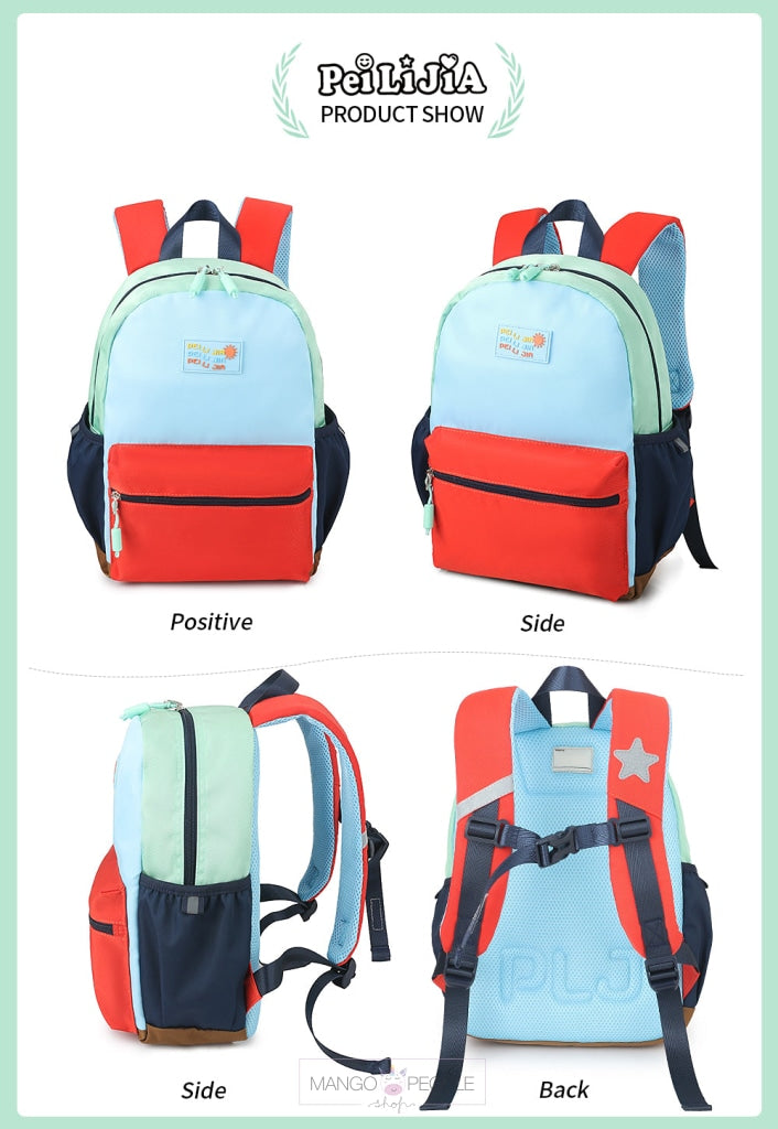 Premium Quality Tri Color Backpack For School And College Students Backpack