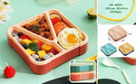 Load image into Gallery viewer, Reusable Lunch Box With Three Compartments - 850Ml