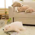 Load image into Gallery viewer, Cartoon Sleeping Polar Bear Stuffed Soft Toy -30Cm