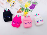 Load image into Gallery viewer, Sleepy Unicorn Airpods Case AirPods Case Mango People International White 
