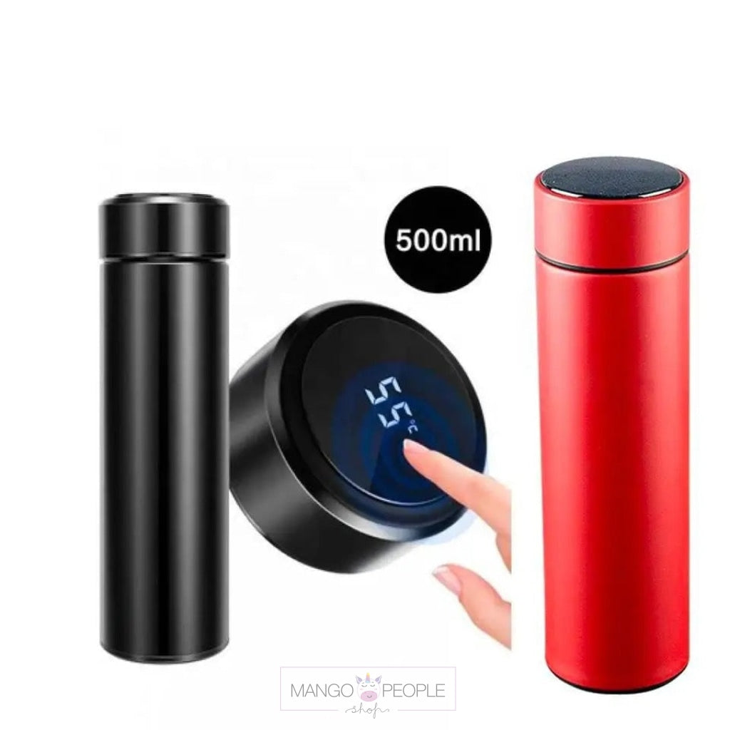 Free Laser Logo Smart Vacuum Flask Stainless Steel Water Bottle Led Temperature Display