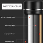 Load image into Gallery viewer, Free Laser Logo Smart Vacuum Flask Stainless Steel Water Bottle Led Temperature Display