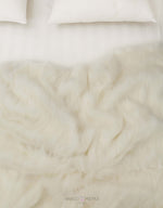 Load image into Gallery viewer, Snowy Faux Mongolian Fur Blanket/Throw Fur Blanket Mango People Factory 
