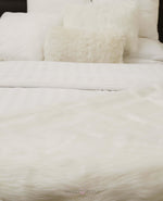 Load image into Gallery viewer, Snowy Faux Mongolian Fur Blanket/Throw Fur Blanket Mango People Factory 
