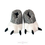 Load image into Gallery viewer, Soft Plush Animal Paw Shoes Slippers