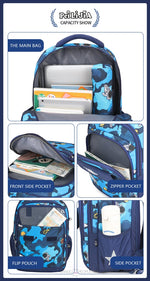 Load image into Gallery viewer, Space Print Backpack For School And College Kids Backpack
