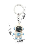 Load image into Gallery viewer, Space-Suited 3D Astronaut Keychain - 6Cm Pack Of 2 Multicolor Keychain