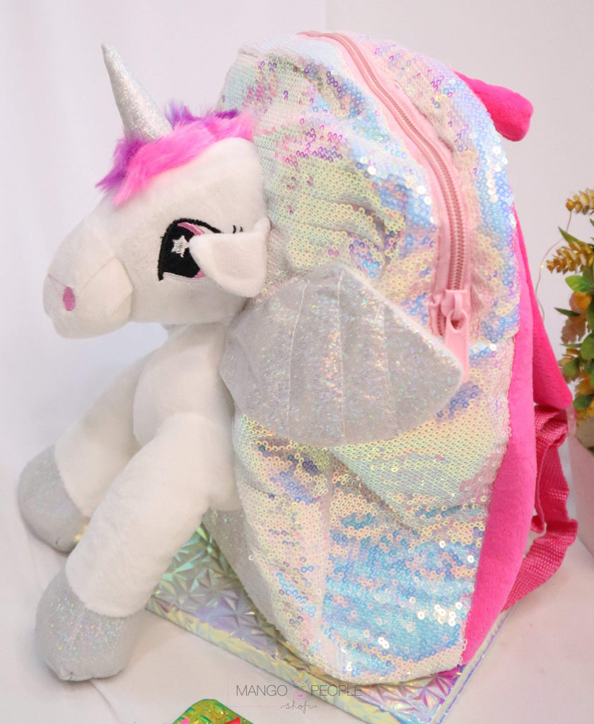 Sparkly Sequin Unicorn Backpack Backpack Mango People Local 