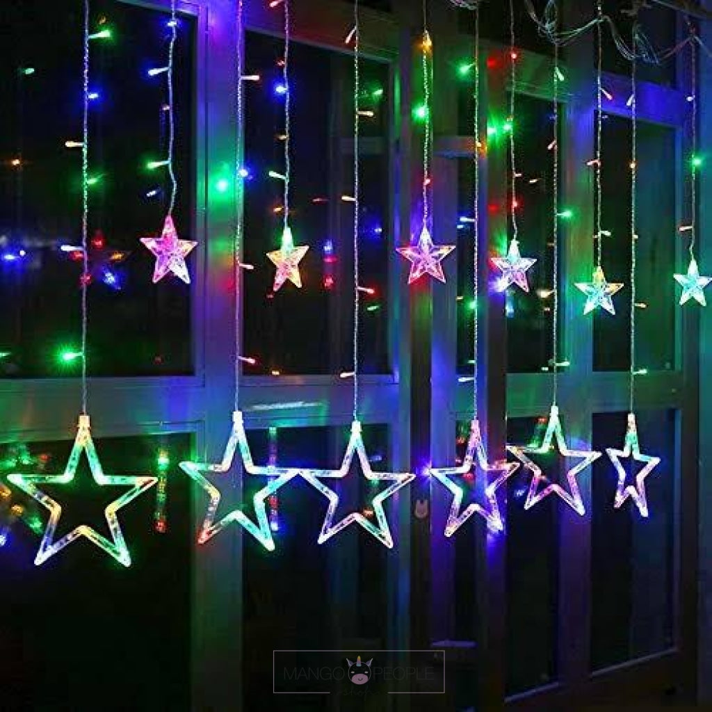 Star String LED Hanging Lights Fairy Lights Mango People Local Multi Colored 