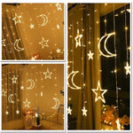 Load image into Gallery viewer, Stars &amp; Moons LED Hanging Lights Lights Mango People Local 
