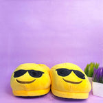 Load image into Gallery viewer, Sunglasses Emoji Plush Slippers Slippers Mango People Local 