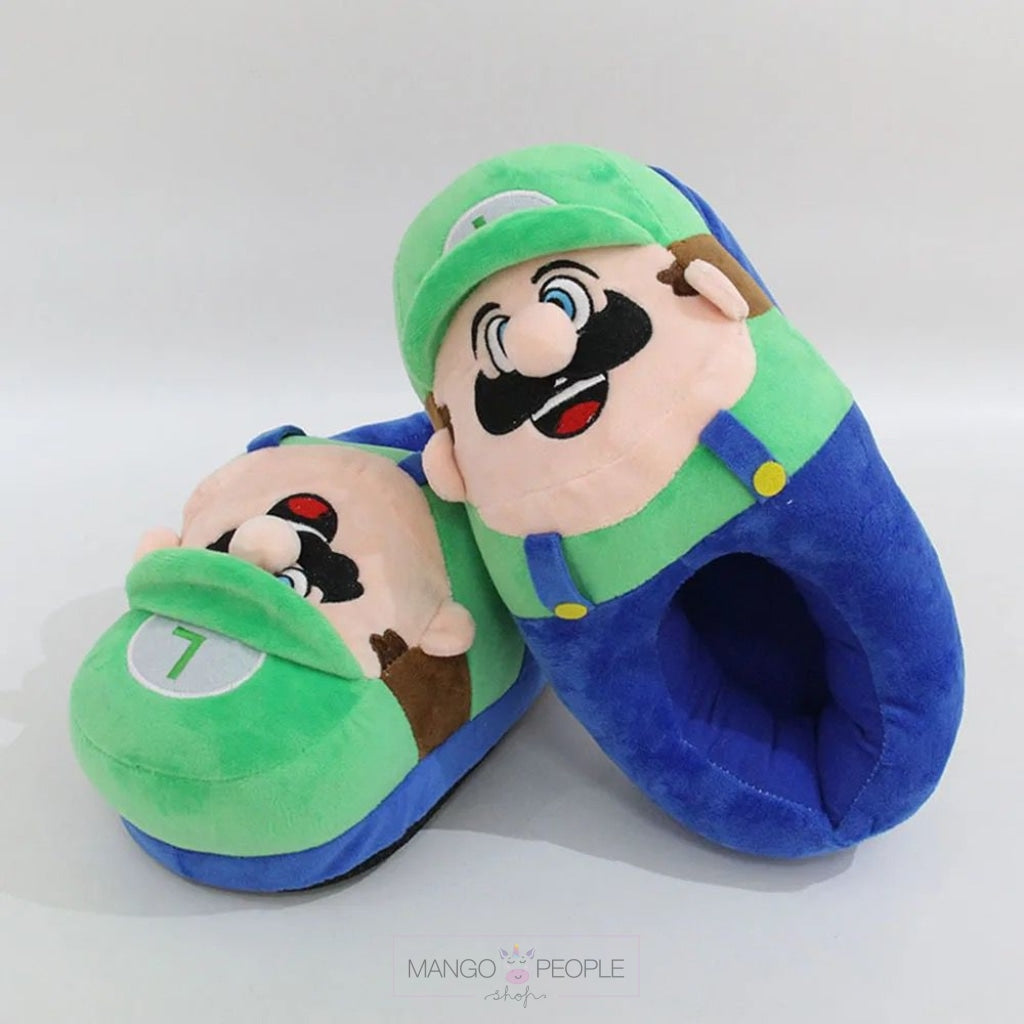 Super Mario Winter Soft Plush Slippers