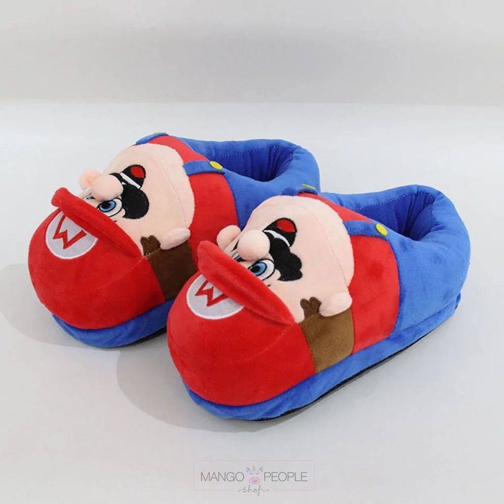Super Mario Winter Soft Plush Slippers