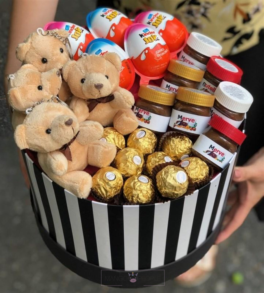 Teddy Bear Surprises Chocolate Gift Hamper Gift Hamper Mango People Flowers 
