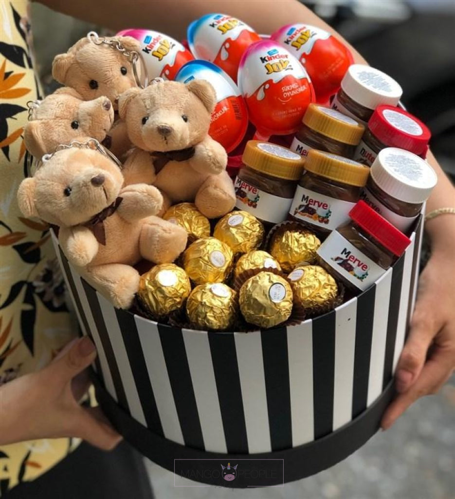 Teddy Bear Surprises Chocolate Gift Hamper Gift Hamper Mango People Flowers 