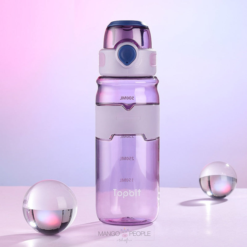 Topbit Water Bottle With Locking Lid - 600Ml
