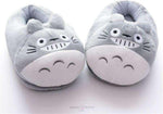 Load image into Gallery viewer, Cute Totoro Animal Style Plush Grey Slipper
