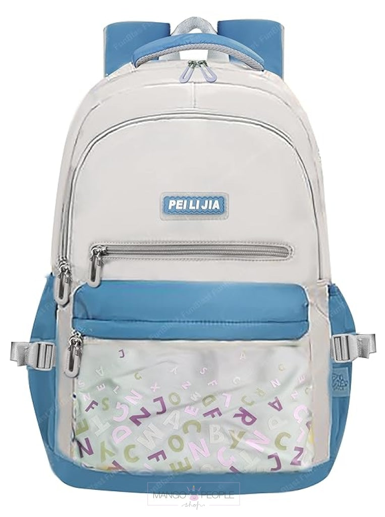 Trendy And Adorable Backpacks For School And College Students Grey-Blue Backpack