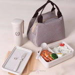 Load image into Gallery viewer, Two Compartment Lunch Box For Office With Water Bottle And Hand Bag Lunch Box Tiffin