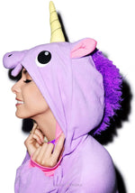 Load image into Gallery viewer, Unicorn Adult Onesie - Purple Pyjama Set Mango People Factory 

