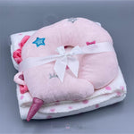 Load image into Gallery viewer, Unicorn Baby Blanket And Pillow Set Blanket Mango People Local Pink 