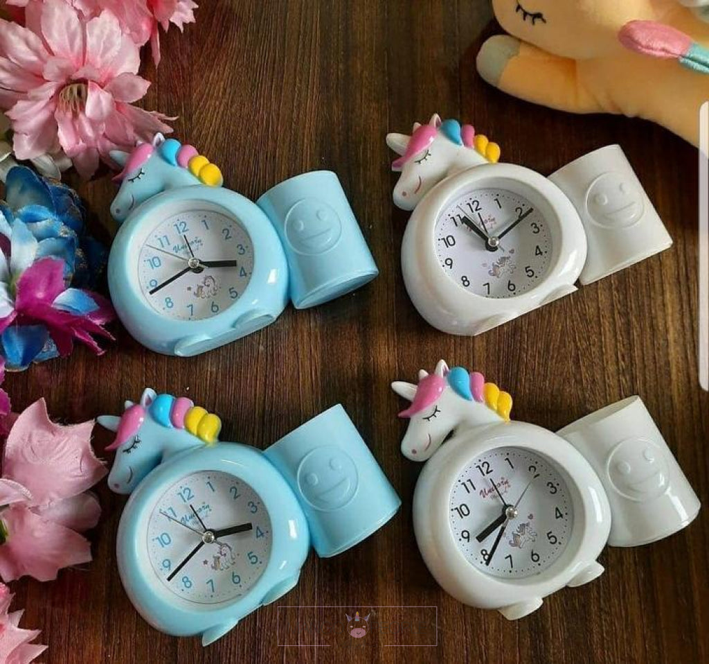 Unicorn design Alarm Clock with Pen Holder Alarm Clock Mango People 