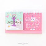 Load image into Gallery viewer, Unicorn Flip Calendar Planners and calendars Madan general store 
