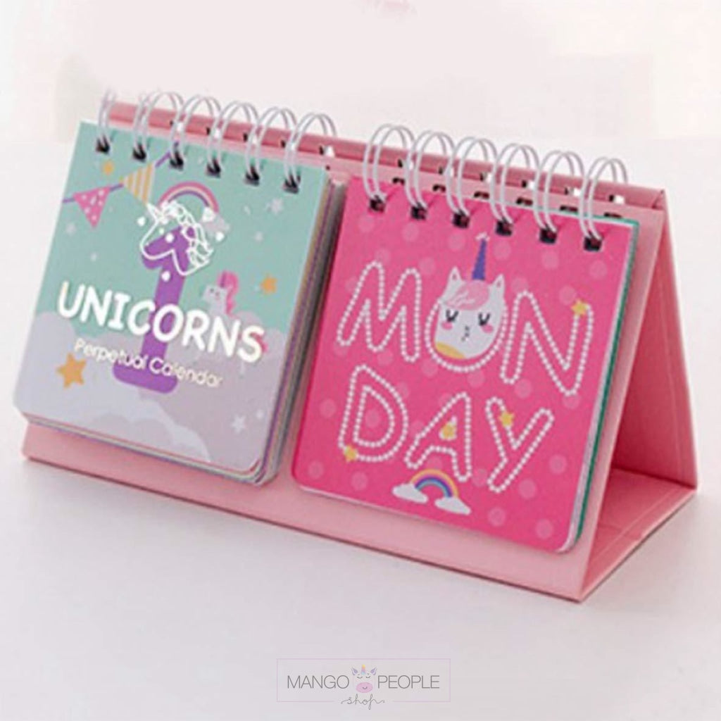 Unicorn Flip Calendar Planners and calendars Madan general store 